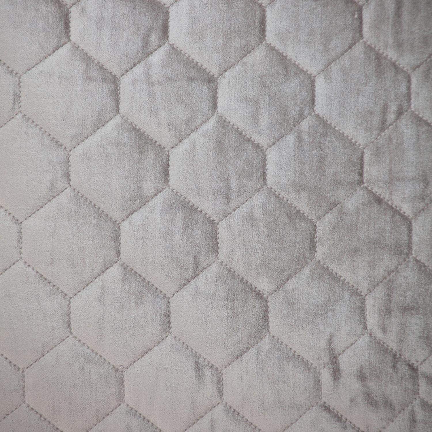 Taupe Tufted Velvet Quilted Throw Pillow - Homeroots - Flyclothing LLC