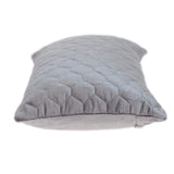 Taupe Tufted Velvet Quilted Lumbar Throw Pillow - Homeroots - Flyclothing LLC