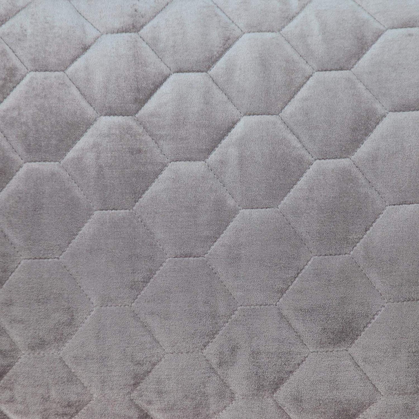 Taupe Tufted Velvet Quilted Lumbar Throw Pillow - Homeroots - Flyclothing LLC