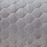Taupe Tufted Velvet Quilted Lumbar Throw Pillow - Homeroots - Flyclothing LLC