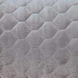 Taupe Tufted Velvet Quilted Lumbar Throw Pillow - Homeroots - Flyclothing LLC
