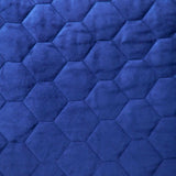 Blue Tufted Velvet Quilted Throw Pillow - Homeroots - Flyclothing LLC