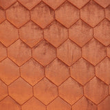Burnt Orange Tufted Velvet Quilted Throw Pillow - Homeroots - Flyclothing LLC