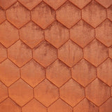 Burnt Orange Tufted Velvet Quilted Throw Pillow - Homeroots - Flyclothing LLC