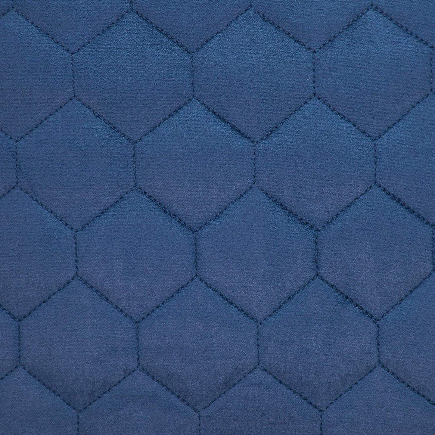 Navy Blue Tufted Velvet Quilted Lumbar Throw Pillow - Homeroots - Flyclothing LLC