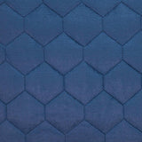 Navy Blue Tufted Velvet Quilted Lumbar Throw Pillow - Homeroots - Flyclothing LLC