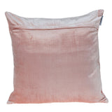 20" Pink Cotton Blend Throw Pillow - Homeroots