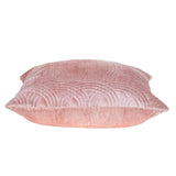 20" Pink Cotton Blend Throw Pillow - Homeroots