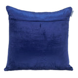 20" Blue Cotton Blend Throw Pillow - Homeroots