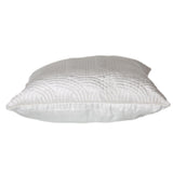 20" White Cotton Blend Throw Pillow - Homeroots