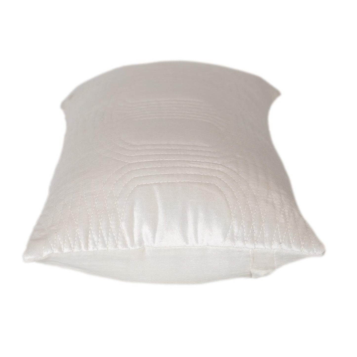 12" X 24" White Cotton Blend Throw Pillow - Homeroots - Flyclothing LLC