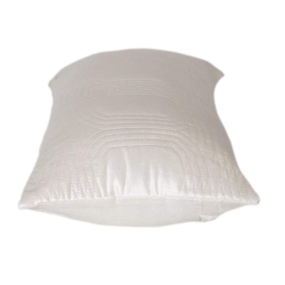 12" X 24" White Cotton Blend Throw Pillow - Homeroots - Flyclothing LLC