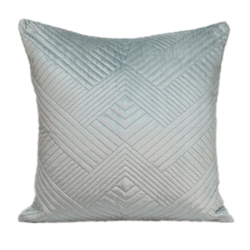 20" Gray Cotton Blend Throw Pillow - Homeroots