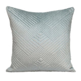 20" Gray Cotton Blend Throw Pillow - Homeroots
