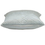 20" Gray Cotton Blend Throw Pillow - Homeroots
