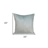 20" Gray Cotton Blend Throw Pillow - Homeroots - Flyclothing LLC