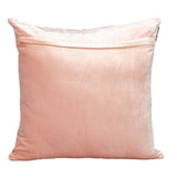 20" Pink Cotton Blend Throw Pillow - Homeroots