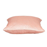 20" Pink Cotton Blend Throw Pillow - Homeroots