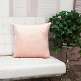 20" Pink Cotton Blend Throw Pillow - Homeroots - Flyclothing LLC