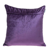 20" Purple Cotton Blend Throw Pillow - Homeroots
