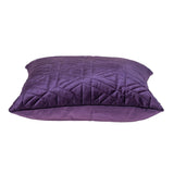 20" Purple Cotton Blend Throw Pillow - Homeroots