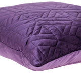 20" Purple Cotton Blend Throw Pillow - Homeroots - Flyclothing LLC