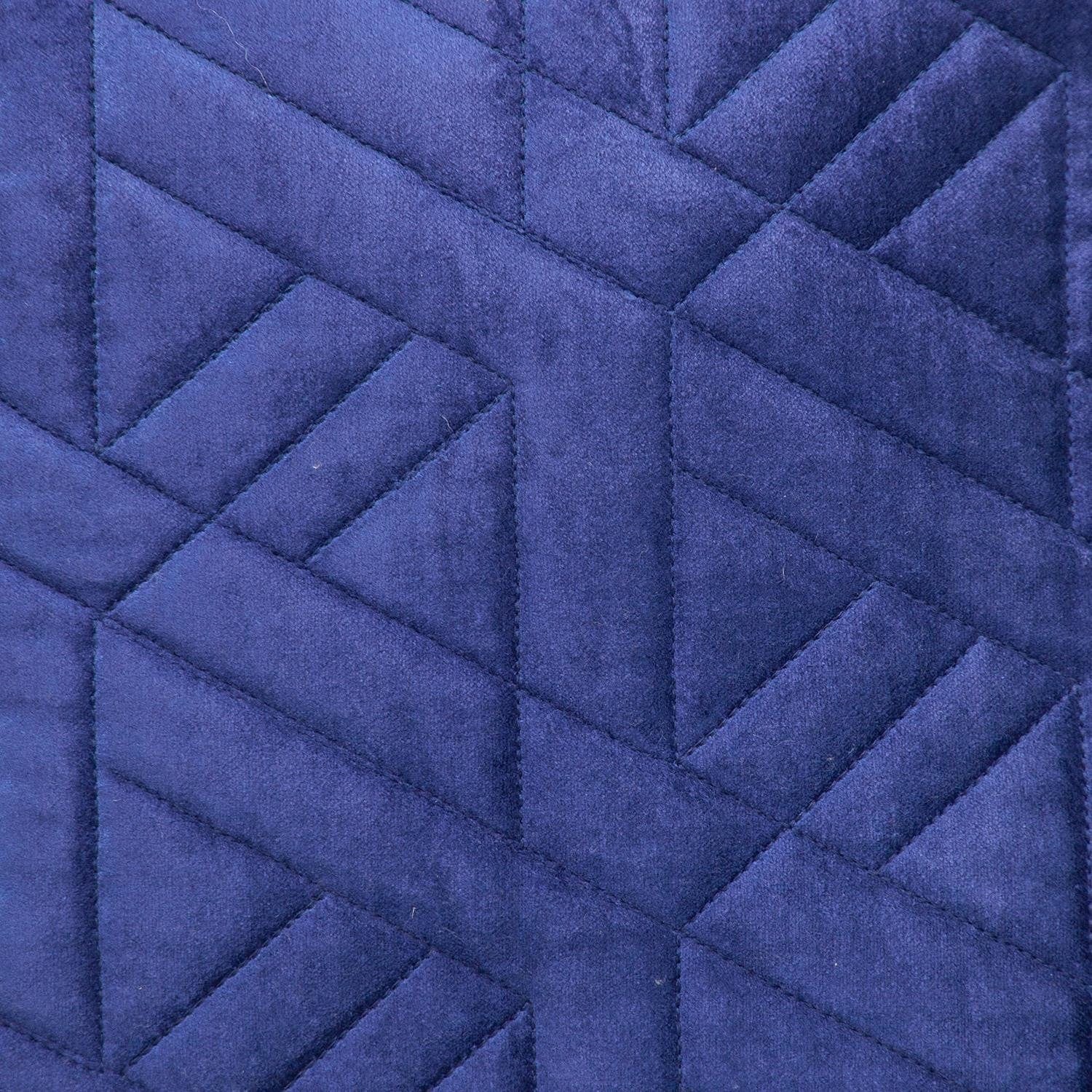 20" Blue Cotton Blend Throw Pillow - Homeroots - Flyclothing LLC