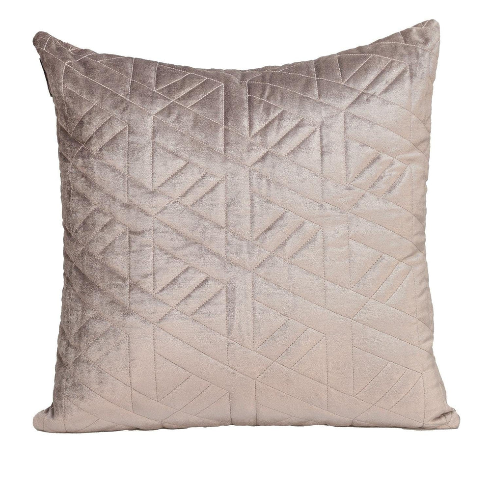 20" Taupe Cotton Blend Throw Pillow - Homeroots - Flyclothing LLC
