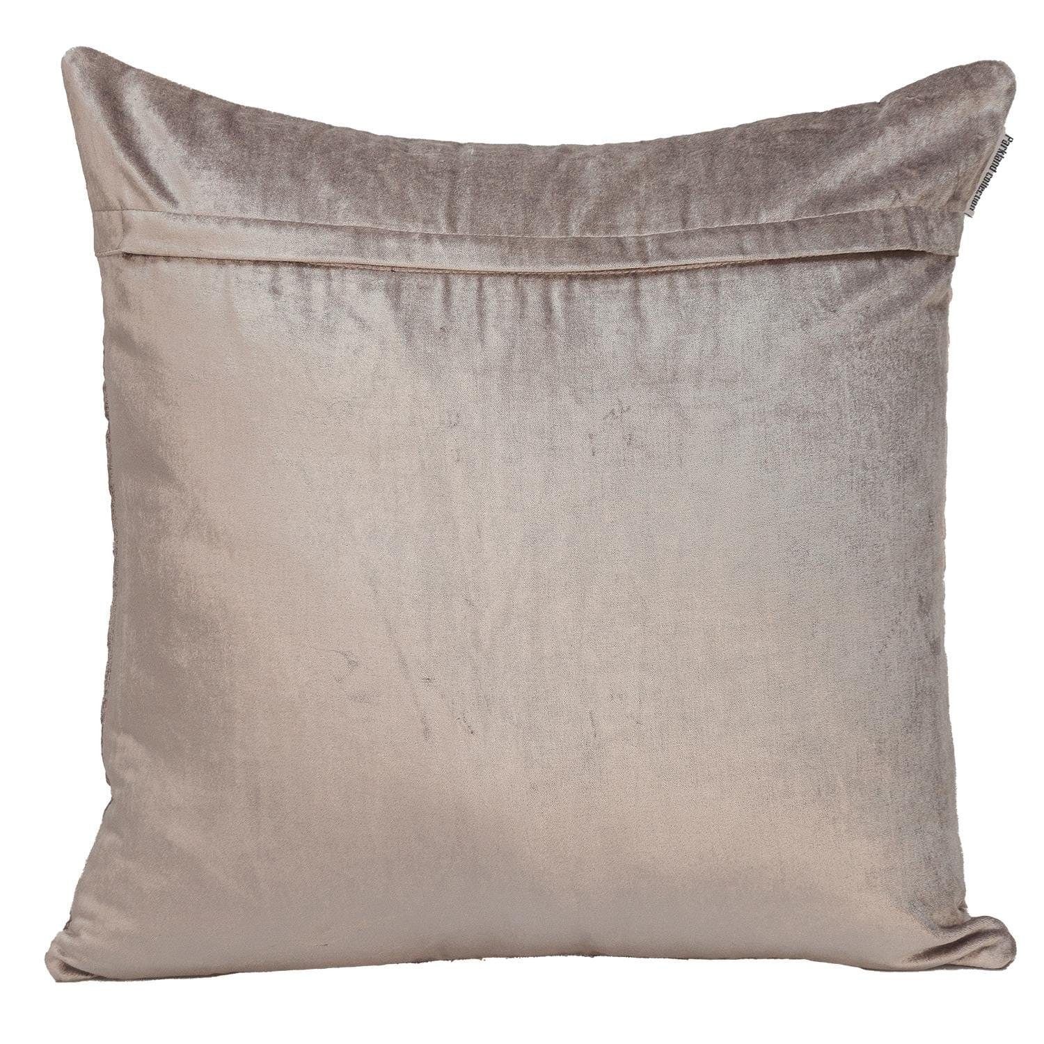 20" Taupe Cotton Blend Throw Pillow - Homeroots - Flyclothing LLC