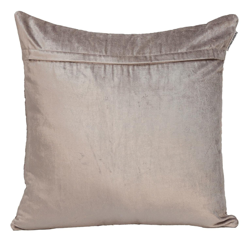 20" Taupe Cotton Blend Throw Pillow - Homeroots - Flyclothing LLC