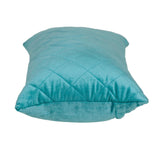 Tufted Diamond Aqua Transitional Lumbar Pillow - Homeroots