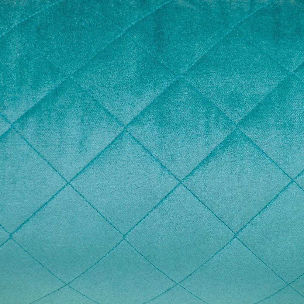 Tufted Diamond Aqua Transitional Lumbar Pillow - Homeroots - Flyclothing LLC