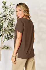 Basic Bae Full Size Round Neck Short Sleeve T-Shirt - ShopBasicbae - Flyclothing LLC