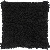 18" Black Cotton Throw Pillow - Homeroots - Flyclothing LLC