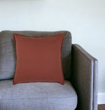20" Paprika Cotton Throw Pillow - Homeroots