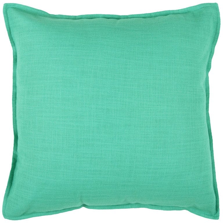 20" Aqua Cotton Throw Pillow - Homeroots