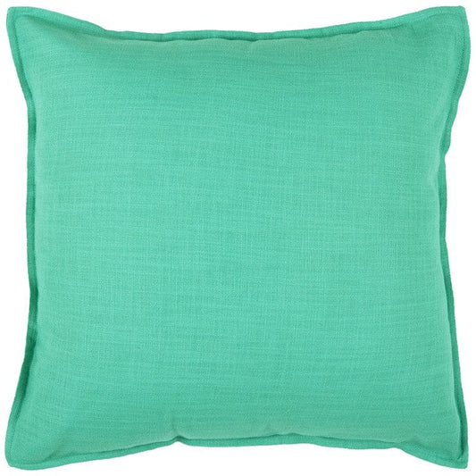 20" Aqua Cotton Throw Pillow - Homeroots