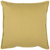 20" Tan Cotton Throw Pillow - Homeroots
