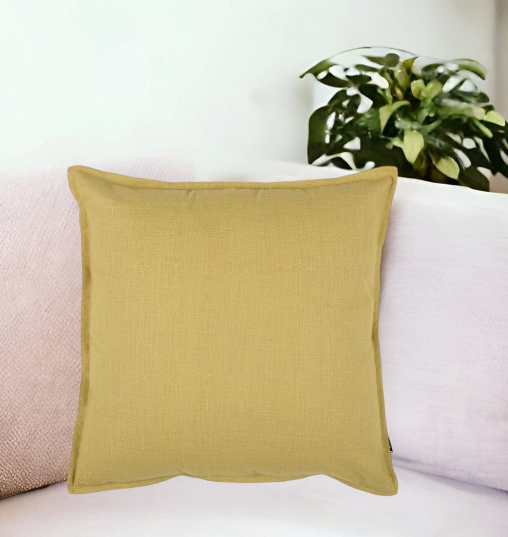 20" Tan Cotton Throw Pillow - Homeroots - Flyclothing LLC