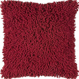 18" Red Cotton Throw Pillow - Homeroots - Flyclothing LLC