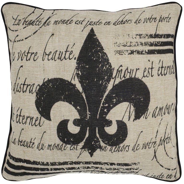 18" Natural Cotton Throw Pillow - Homeroots