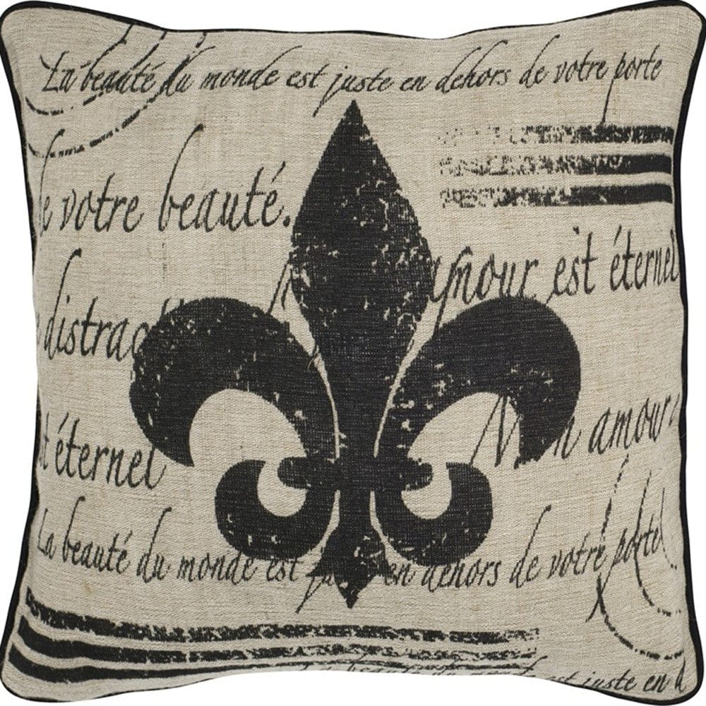 18" Natural Cotton Throw Pillow - Homeroots - Flyclothing LLC