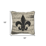 18" Natural Cotton Throw Pillow - Homeroots - Flyclothing LLC