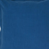 20" Blue Cotton Throw Pillow - Homeroots - Flyclothing LLC
