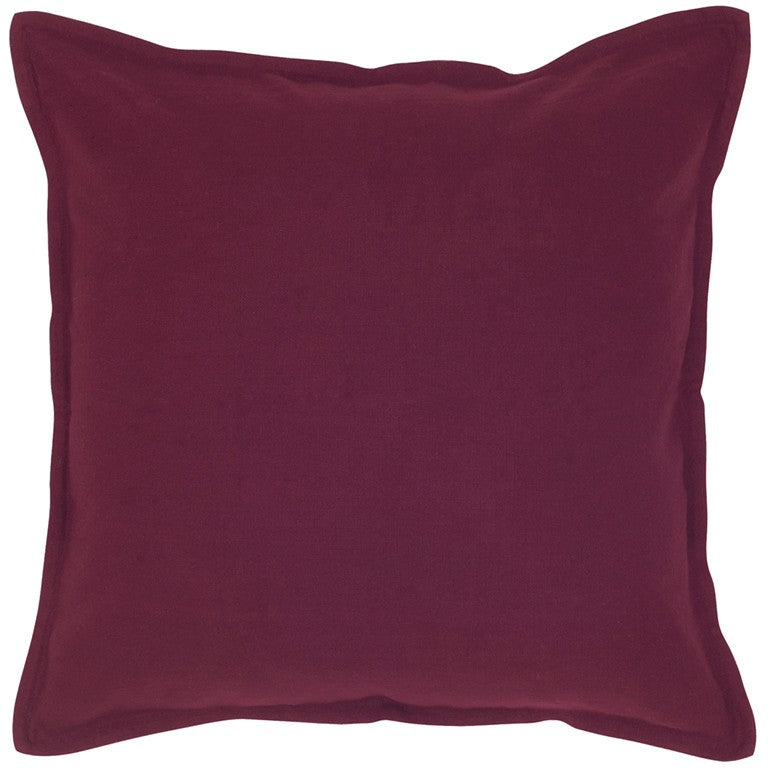20" Merlot Cotton Throw Pillow
