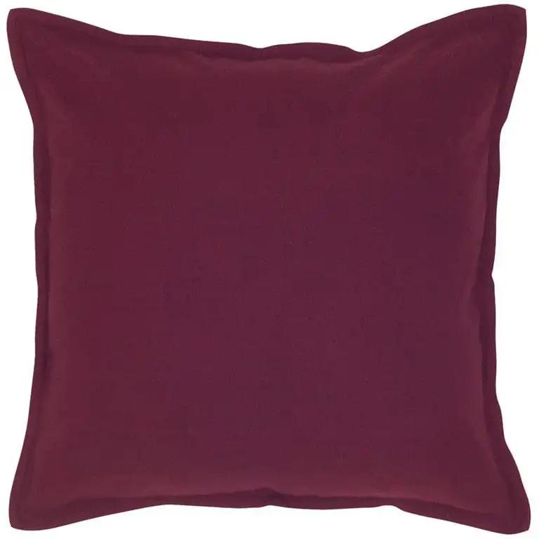 20" Merlot Cotton Throw Pillow - Homeroots - Flyclothing LLC