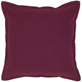 20" Merlot Cotton Throw Pillow - Homeroots