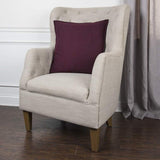 20" Merlot Cotton Throw Pillow - Homeroots - Flyclothing LLC