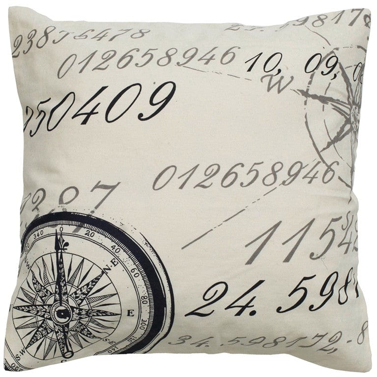 20" Ivory Cotton Throw Pillow - Homeroots