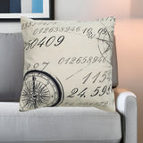 20" Ivory Cotton Throw Pillow - Homeroots